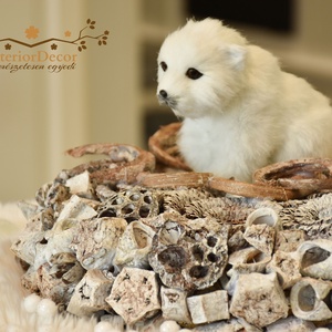 Jegesmedvés asztali koszorú - otthon & életmód - dekoráció - asztal és polc dekoráció - asztaldísz - Meska.hu