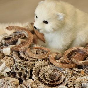 Jegesmedvés asztali koszorú - otthon & életmód - dekoráció - asztal és polc dekoráció - asztaldísz - Meska.hu