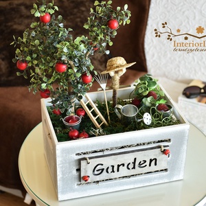 Garden láda asztali dísz - Meska.hu