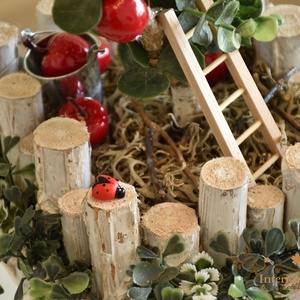 Én kertem almafa asztali dísz - otthon & életmód - virágdekoráció - virágdíszek - asztali virágdísz - Meska.hu