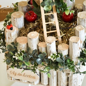 Én kertem almafa asztali dísz - otthon & életmód - virágdekoráció - virágdíszek - asztali virágdísz - Meska.hu