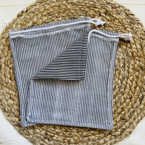 Ablakos bevásárló zacskó - kicsi - 2 db - táska & tok - bevásárlás & shopper táska - zöldség/gyümölcs zsák - Meska.hu