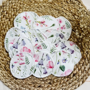 Mosható sminklemosó korongok - harangvirág - szépségápolás - arcápolás - smink kellék - Meska.hu