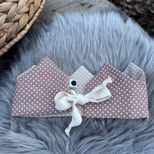 Textil korona - barna pöttyös - játék & sport - szerepjáték - Meska.hu