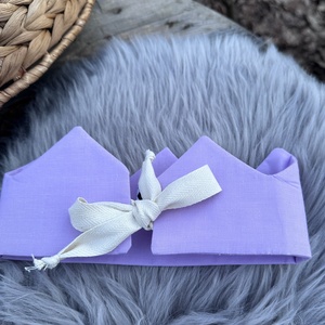 Textil korona - lila - játék & sport - szerepjáték - Meska.hu