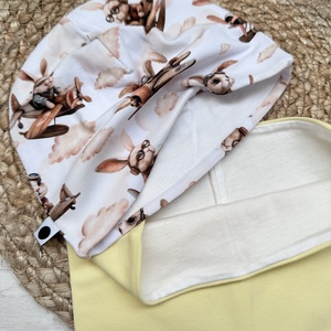 Gyermek sapka, csősál csomag - nyuszis repülős - ruha & divat - sál, sapka, kendő - sapka & sál szett - Meska.hu