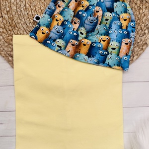 Gyermek sapka, csősál csomag - szörnyecskés, Ruha & Divat, Sál, Sapka, Kendő, Sapka & Sál szett, Varrás, MESKA