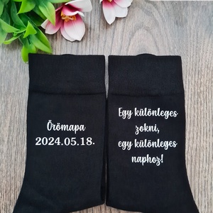 Örömapa zokni / ajándék zokni - esküvő - emlék & ajándék - köszönőajándék - Meska.hu