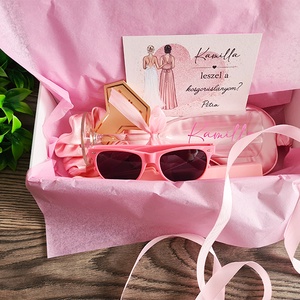 Koszorúslány vagy tanú felkérő relax box - esküvő - meghívó & kártya - koszorúslány felkérő - Meska.hu