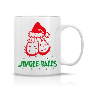 Jingle balls bögre, Otthon & Életmód, Konyhafelszerelés, tálalás, Tálalás, Bögre & Csésze, Decoupage, transzfer és szalvétatechnika, Fotó, grafika, rajz, illusztráció, MESKA