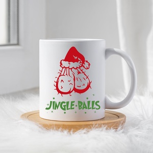 Jingle balls bögre - otthon & életmód - konyhafelszerelés, tálalás - tálalás - bögre & csésze - Meska.hu