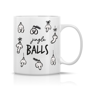 Jingle balls bögre - otthon & életmód - konyhafelszerelés, tálalás - tálalás - bögre & csésze - Meska.hu