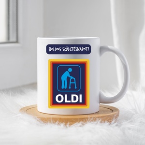 Oldi férfi bögre - otthon & életmód - konyhafelszerelés, tálalás - tálalás - bögre & csésze - Meska.hu