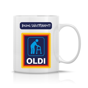 Oldi férfi bögre - otthon & életmód - konyhafelszerelés, tálalás - tálalás - bögre & csésze - Meska.hu
