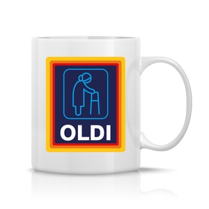 Oldi női bögre, Otthon & Életmód, Konyhafelszerelés, tálalás, Tálalás, Bögre & Csésze, Decoupage, transzfer és szalvétatechnika, Fotó, grafika, rajz, illusztráció, MESKA