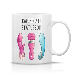 Kapcsolati státuszom bögre - otthon & életmód - konyhafelszerelés, tálalás - tálalás - bögre & csésze - Meska.hu