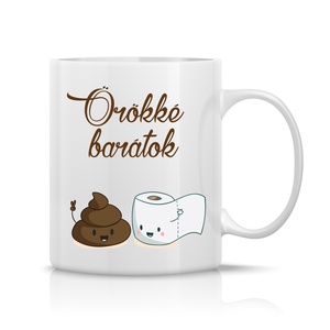 Örökké barátok bögre  - otthon & életmód - konyhafelszerelés, tálalás - tálalás - bögre & csésze - Meska.hu