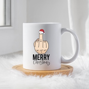 Merry Christmas vagyis nem Merry a Christmas  bögre - otthon & életmód - konyhafelszerelés, tálalás - tálalás - bögre & csésze - Meska.hu