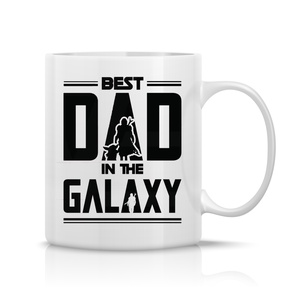 Best Dad in the Galaxy - Mandalorian bögre - otthon & életmód - konyhafelszerelés, tálalás - tálalás - bögre & csésze - Meska.hu