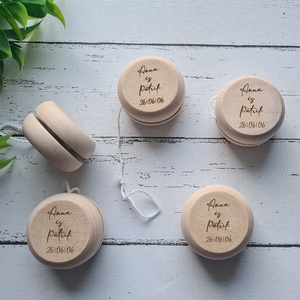 Fa jojó köszönetajándék - esküvő - emlék & ajándék - köszönőajándék - Meska.hu