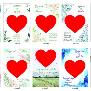 Szív alakú cukorkatartó köszönetajándék mentolos cukorkával - esküvő - emlék & ajándék - köszönőajándék - Meska.hu