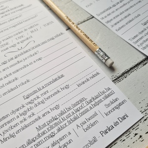 Helló Kedves Vendég - kártya - esküvő - emlék & ajándék - köszönőajándék - Meska.hu