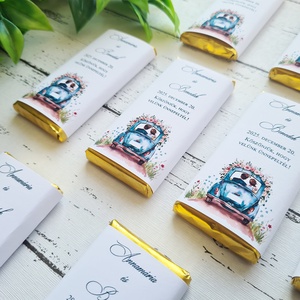 Esküvői csoki, csokoládé köszönetajándék - esküvő - emlék & ajándék - köszönőajándék - Meska.hu