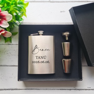 Laposüveg szett - férfi tanú felkérő ajándék - esküvő - meghívó & kártya - tanú felkérő - Meska.hu