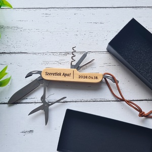 Gravírozott multifunkciós szerszám ajándék � szülőköszöntő, tanúfelkérő vagy apák napi, szülinapi ajándék - esküvő - emlék & ajándék - szülőköszöntő ajándék - Meska.hu