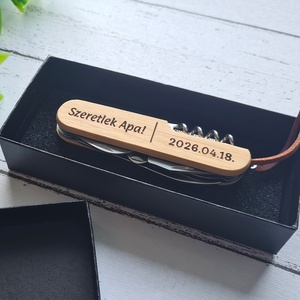 Gravírozott multifunkciós szerszám ajándék � szülőköszöntő, tanúfelkérő vagy apák napi, szülinapi ajándék - esküvő - emlék & ajándék - szülőköszöntő ajándék - Meska.hu