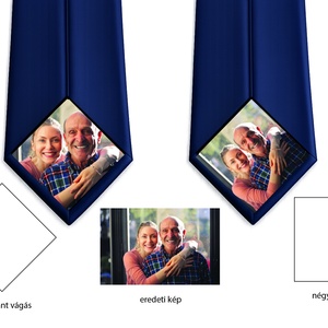Fényképes nyakkendő betét/patch � Vasalható, egyedi fotós patch nyakkendőhöz, Személyre szabott ajándék férfiaknak - esküvő - emlék & ajándék - szülőköszöntő ajándék - Meska.hu