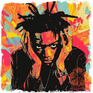 Basquiat pop art v5 férfi póló - ruha & divat - férfi ruha - póló - Meska.hu