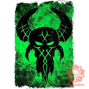 Foszforeszkáló viking v4 férfi póló - ruha & divat - férfi ruha - póló - Meska.hu