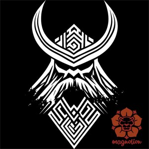 Viking arc v7 - ruha & divat - női ruha - póló, felső - Meska.hu