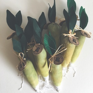 Jégcsapretek  textilből ( darabra!!!) - otthon & életmód - dekoráció - dísztárgy - Meska.hu