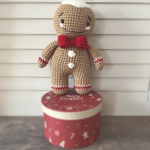 Mézi a huncut mézeskalács / horgolt - amigurumi - játék & sport - baba & babaház - baba - Meska.hu