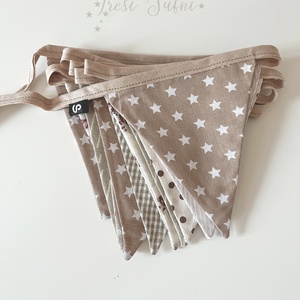 Textil zászló girland / bunting / zászló füzér  - otthon & életmód - dekoráció - fali és függő dekoráció - falra akasztható dekor - Meska.hu