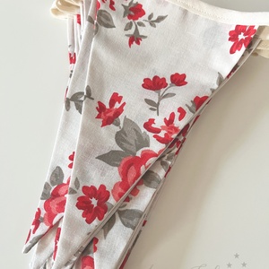 Textil zászló girland / bunting / zászló füzér - otthon & életmód - dekoráció - fali és függő dekoráció - falra akasztható dekor - Meska.hu