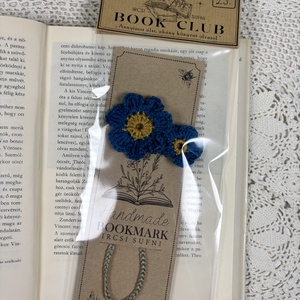 Tavaszi Horgolt virág könyvjelző / ajándék könyvmolyoknak - könyv & zene - könyvjelző - Meska.hu