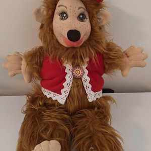 Kézzel készült egyedi drótvázas figura eladó., Játék & Sport, Plüssállat & Játékfigura, Manó, , MESKA