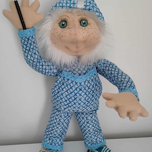 Kézzel készült egyedi drótvázas figura eladó. , Játék & Sport, Plüssállat & Játékfigura, Manó, , MESKA