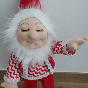 Kézzel készült egyedi drótvázas figura eladó. , Játék & Sport, Plüssállat & Játékfigura, Manó, Varrás, MESKA