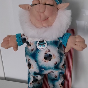 Kézzel készült egyedi drótvázas figura eladó.  - játék & sport - plüssállat & játékfigura - manó - Meska.hu