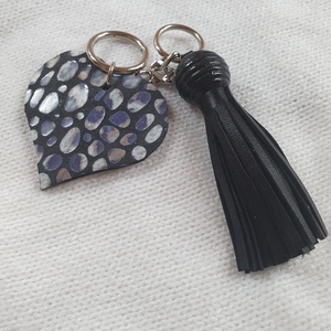 Kulcstartó, táskadísz - valódi bőr - táska & tok - kulcstartó & táskadísz - kulcstartó - Meska.hu