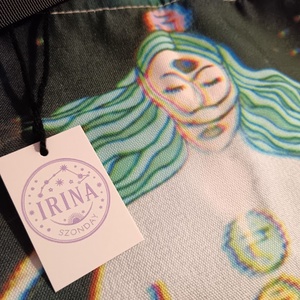 Kozmikus harmónia kétoldalas, egyedi grafikás bevásárlótáska - táska & tok - bevásárlás & shopper táska - shopper, textiltáska, szatyor - Meska.hu