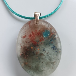 Nebula epoxigyanta medál, Ékszer, Ékszerszett, Ékszerkészítés, Fonás (csuhé, gyékény, stb.), MESKA
