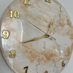 Epoxy, epoxi gyanta fali óra, Otthon & Életmód, Dekoráció, Fali és függő dekoráció, Falióra & óra, Festészet, MESKA
