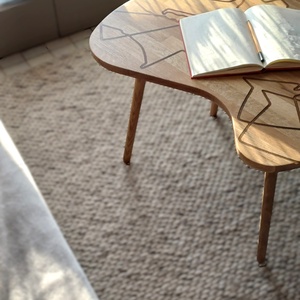 Kávészünet - dohányzóasztal az ikonikus Bialetti kávéfőző ihletésével - otthon & életmód - bútor - asztal - Meska.hu