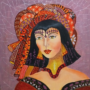 MODERN IKON- festmény  , Művészet, Festmény, Olajfestmény, Festészet, MESKA