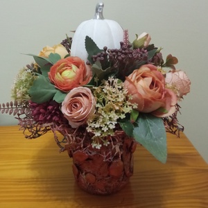 Őszi asztaldísz - otthon & életmód - dekoráció - asztal és polc dekoráció - asztaldísz - Meska.hu